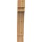 Ekena Millwork 5 1/2"W x 22"D x 34"H Merced Smooth Knee Brace, Western Red Cedar BRC06X22X34MRC00SWR - alternate 2